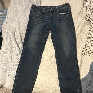 American Eagle Outfitters Blue Skinny Jeans